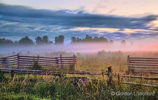Old Holding Pen_19265-7.jpg - Photographed at sunrise near Smiths Falls, Ontario, Canada.